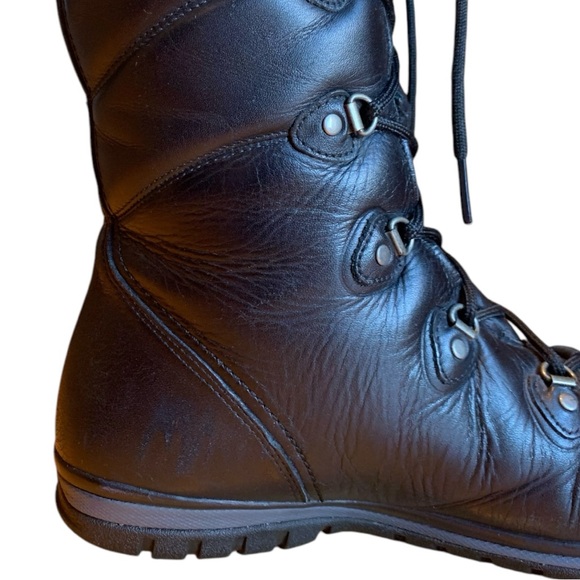 Women’s Helly Hansen Genuine Leather Waterproof Winter Boots Black Size 7 - Picture 8 of 16